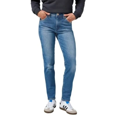 Afbeelding van Wrangler Piper Slim fit jeans, Dames, Maat: 29x32, Indigo dusk