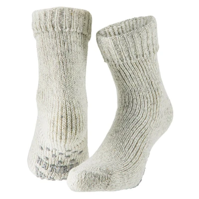 Afbeelding van Apollo Slofsok anti slip unisex grijs/beige 35 38 1 paar