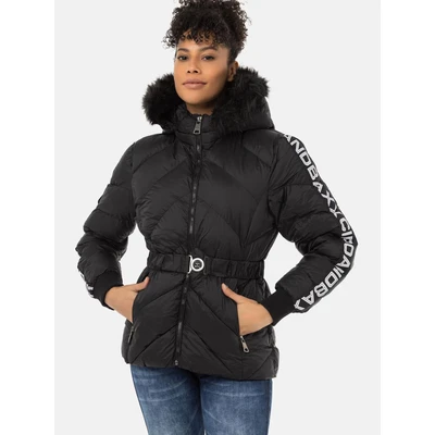 Afbeelding van Cipo &amp; Baxx Winterjas, Dames, Maat: Large, Black