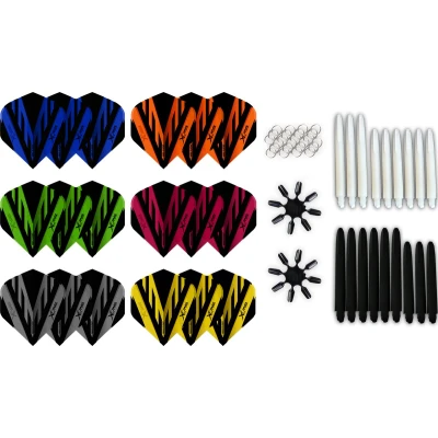 Afbeelding van XQMax Dart Flights en Shafts Service Set 6 Sets