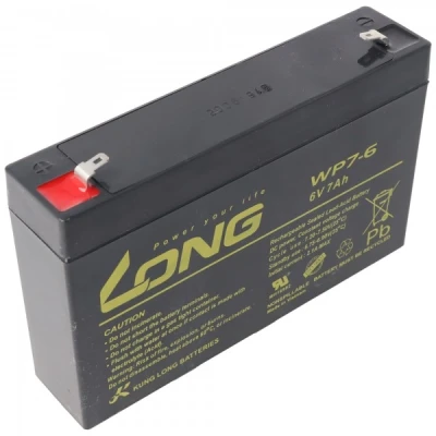 Afbeelding van Kung Long WP7 6 accukabel Volt 7Ah, Faston 6,3 mm