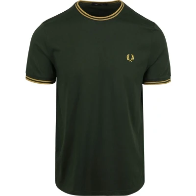 Afbeelding van Fred Perry Tshirt basic, Heren, Maat: XXL, Vert