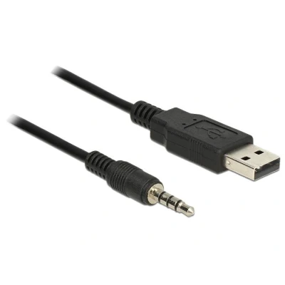 Afbeelding van Delock kabel USB TTL stekker &gt; 3.5 mm 4 pin jack 1.8 m (5 V)