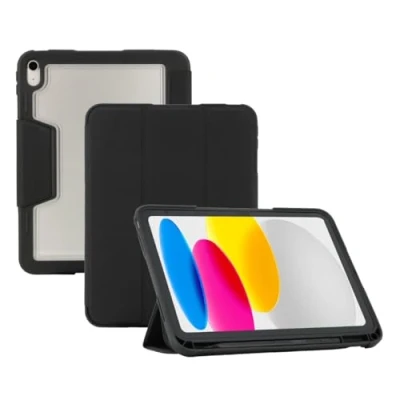 Afbeelding van Mobilis 062006 tabletbehuizing 27,9 cm (11&quot;) Flip case Zwart, Transparant