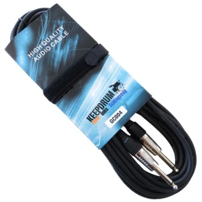 Afbeelding van keepdrum GC 004 6m gitaarkabel instrumentkabel 6,3 mm jack