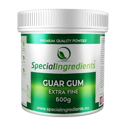 Afbeelding van Special Ingtredients Guarpitmeel, 500 g, extra fijn poeder, hoogste kwaliteit, veganistisch, GGO vrij, glutenvrij, recyclebare container