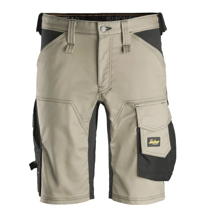 Afbeelding van Allroundwork, Stretch Korte Broek ,Khaki Zwart (2004) ,058