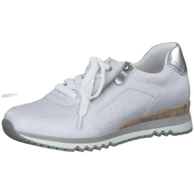 Afbeelding van Marco Tozzi Sneakers laag, Dames, Maat: 40, White comb Hoogwaardig imitatieleer