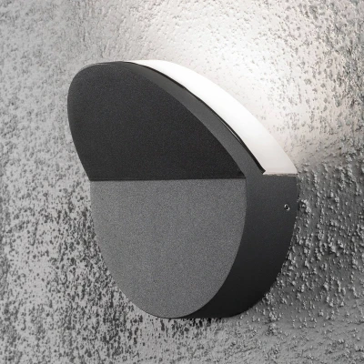 Afbeelding van Konstsmide 7949 370 LED buitenlamp (wand) Energielabel: F (A G) vast ingebouwd 4 W Antraciet