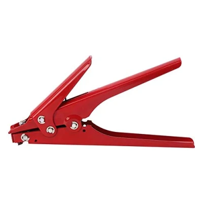 Afbeelding van Nylon Spanband, Rood 45 Staaldraadbinding Snijden Bevestigingskabelbinder Pistoolbinder Spangereedschap Voor Het Spannen En Knippen Van Kabelbinders