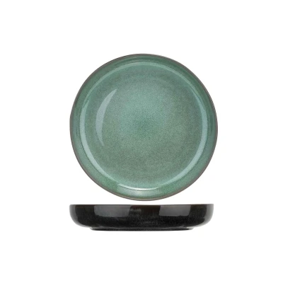 Afbeelding van Cosy &amp; Trendy Diepe Borden / Pastaborden Lerida Meadow Groen ø 23.5 cm 4 Stuks