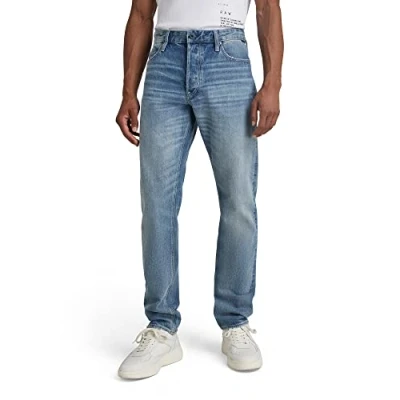 Afbeelding van G Star Raw heren Jeans Triple A Straight ,Blauw (Sun Faded Air Force Blue C967 c947),34W / 32L