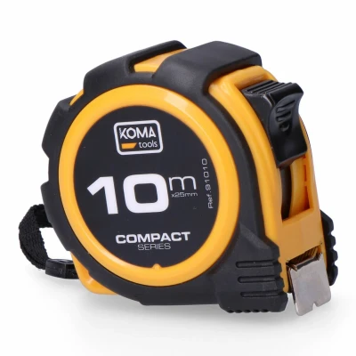 Afbeelding van Rolmaat Koma Tools Compact ABS 10 m x 25 mm