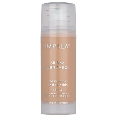Afbeelding van Impala foundation 01 olievrije longwear met vitamine E, aloë vera extract en UV filter normale vette huid
