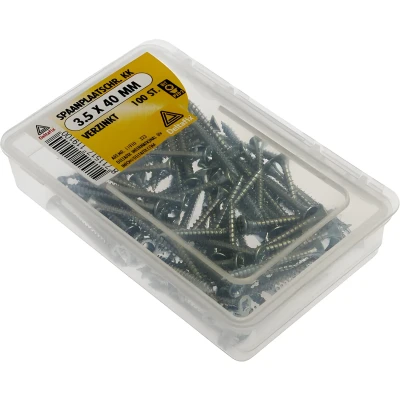 Afbeelding van Deltafix Spaanplaatschroef Kruiskop 3.5x40mm 100 Stuks