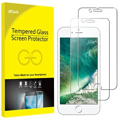 Afbeelding van JETech Screen Protector voor iPhone 8 en 7, Gehard Glas Schermbeschermer, 2 Stuks