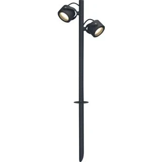 Afbeelding van Slv armatuur sitra sl spike anrtraciet 2xgx53 9w ip44 231535