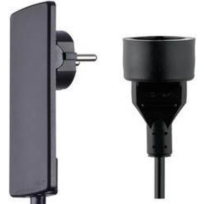 Afbeelding van EVOline 151000155100 Stroom Verlengkabel 16 A Zwart 1.50 m H05VV F 3G 1,5 mm²