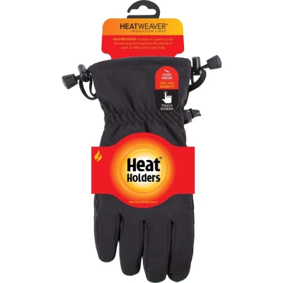 Afbeelding van Softshell gloves heat holders black, l xl
