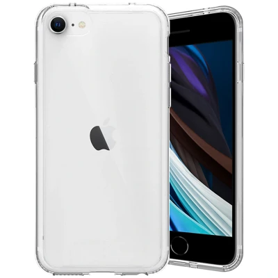 Afbeelding van Apple iPhone SE (2022) Hoesje Kunststof Accezz Hardcase/Backcover Transparant Telefoonhoesje Shockproof/Valbescherming