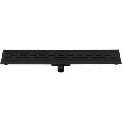 Afbeelding van Best Design Nero douchegoot met flens 90 cm mat zwart