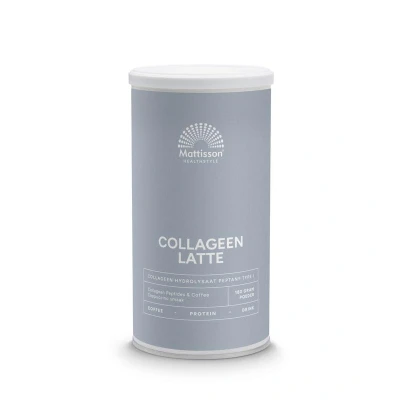 Afbeelding van Mattisson HealthStyle Collageen Latte Collagen Peptides &amp; Coffee 180GR