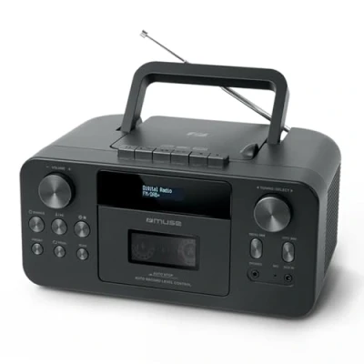 Afbeelding van Muse M 182DB Draagbare Bluetooth, DAB+, CD en Cassette speler