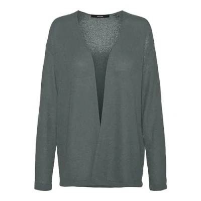 Afbeelding van VERO MODA Vmeddie Ls Open Cardigan Ga Noos gebreide jas voor dames, Balsemgroen, S