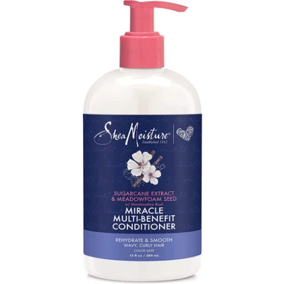 Afbeelding van Shea Moisture Sugarcane Extract &amp; Meadowfoamd Seed Miracle Conditioner 13oz