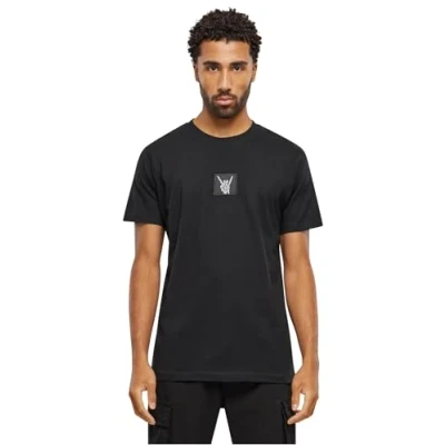 Afbeelding van Mister Tee Skelett Patch Tshirt print, Heren, Maat: Small, Black