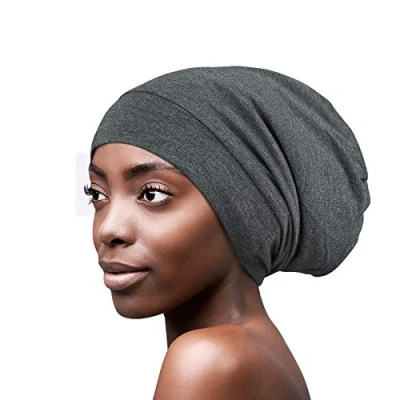 Afbeelding van FocusCare Slaapmuts met satijnvoering, slouchy ontwerp, geschenken voor vrouwen krullend en pluizig haar., One size