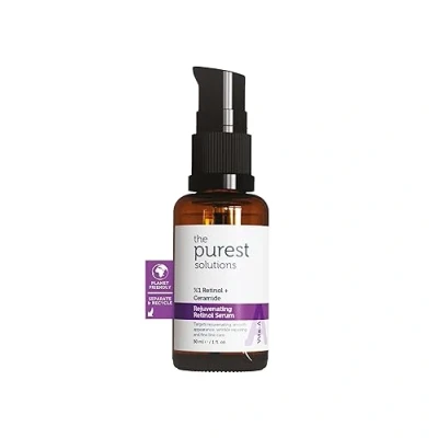 Afbeelding van The Purest Solutions Vita A verjongend retinolserum voor gezicht met 1% retinol, hyaluronzuur, ceramide en niacinamide Rimpelvuller anti aging gezichtscrème Bevordert huidvocht, vermindert 30 ml