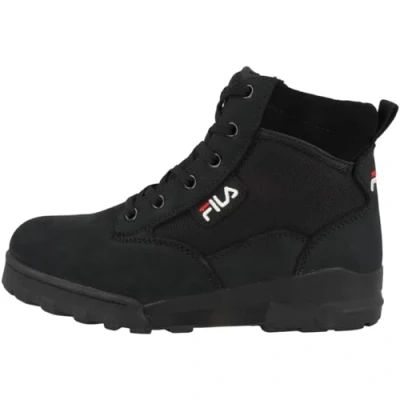 Afbeelding van Fila Grunge II MID Unisex Sneakers hoog, Heren, Maat: 43, Black Leer en textiel