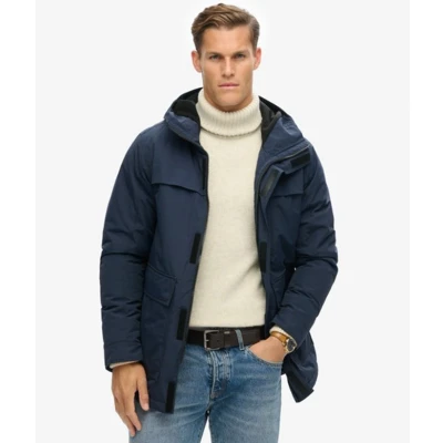 Afbeelding van Superdry Mannen Surplus Parka met Capuchon Blauw Grootte: XL
