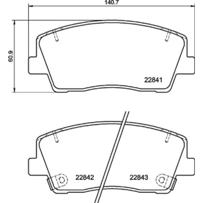 Afbeelding van Brembo Remblokset P 30 108