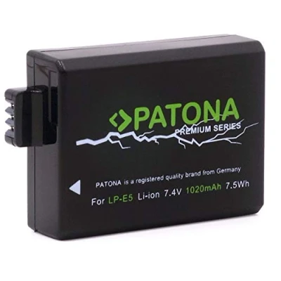 Afbeelding van Canon LP E5 accu (Patona Premium)