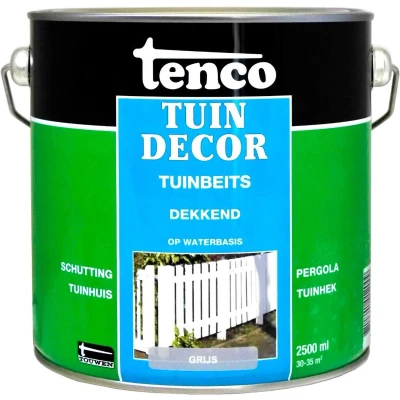 Afbeelding van Tenco Tuindecor Dekkend 2,5 ltr grijs Buiten onderhoud