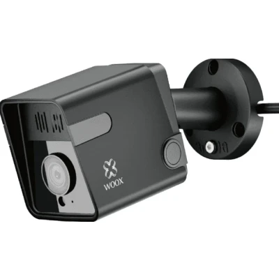 Afbeelding van WOOX R3568 outdoor security camera, 3 MP, 2K, IR Night vision, 2 way audio, IP65 weatherproof, White