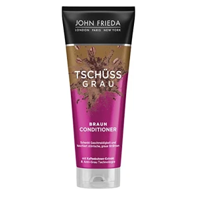 Afbeelding van John Frieda Braun Conditioner Tijd Grijs geeft soepelheid en verbergt grijze strengen met koffiebonenextract, 250 ml 26244