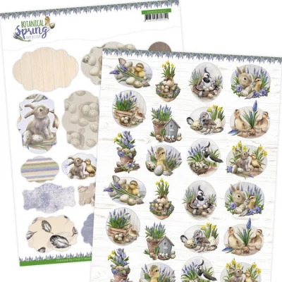 Afbeelding van Botanical Spring Mini&#039;s and Labels by Amy Design