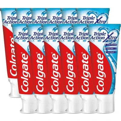 Afbeelding van 12x Colgate Tandpasta Triple Action Whitening 75 ml