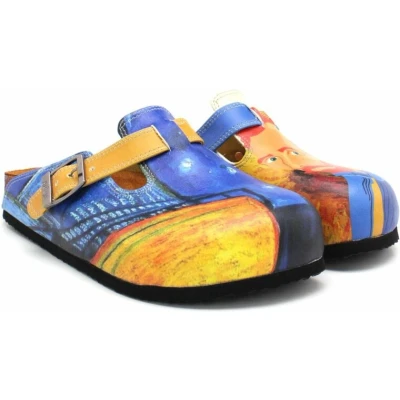 Afbeelding van Goby Van Gogh Clogs Handgemaakt Premium Kwaliteit Maat 37