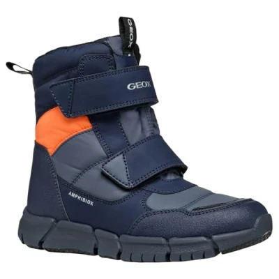 Afbeelding van Geox J Flexyper Boy B ABX enkellaarsjes, avio fluoorange, 29 EU