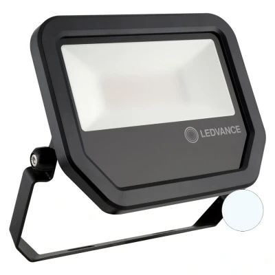 Afbeelding van Ledvance 30W LED Bouwlamp 230V Zwart 6500K Koudwit