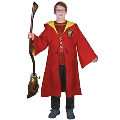 Afbeelding van Ciao Harry Potter Quidditch Griffoendor kostuum vermomming jongen officieel (maat 8 10 jaar)
