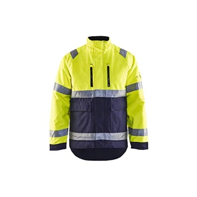 Afbeelding van Blaklader Winterjas High Vis 4827 1977 Geel/Marineblauw
