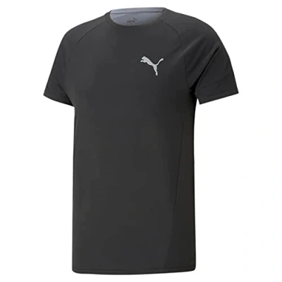 Afbeelding van Puma Evostripe Tshirt basic, Heren, Maat: Large, Black
