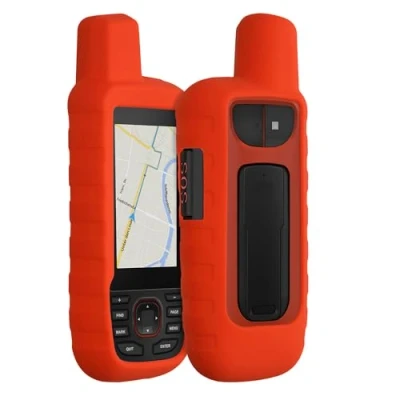 Afbeelding van kwmobile Hoesje geschikt voor Garmin GPSMAP 66i / 67i Beschermhoes handheld GPS Back cover in oranje