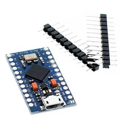 Afbeelding van Leonardo Pro Micro ATMEGA32U4 16 MHZ 5 V ATMEGA328 ontwikkelplaat