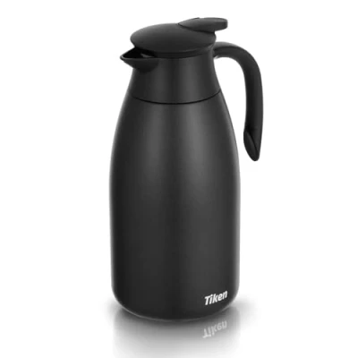 Afbeelding van Tiken 2.5L Roestvrijstalen Thermoskan Geïsoleerde Vacuüm Koffiekan voor Warme en Koude Dranken